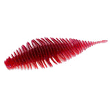 Maxbell Soft Fishing Lure Portable Lifelike Fishing Accessories for Bass Trout River Red White