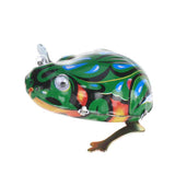 Maxbell 3pcs Wind Up Tin Toy Clockwork Jumping Frog rabbit pecking bird vintage gift