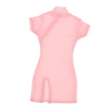 Maxbell 1:6 Scale Women Cheongsam Dress Cosplay for 12'' Action Figure Body Dress up Pink
