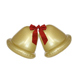 Inflatable Christmas Bell Party Supplies for Festival Courtyard Store Window Double Gold