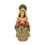 Maxbell Virgin Mary Statue Craft Religious Gift Home Decor for Desk Tabletop Bedroom