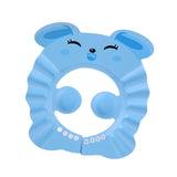 Maxbell Shower Cap for Kids EVA Shower Accessory Cute Bath Cap for Kids Indoor Girls blue