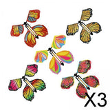 Maxbell 3x5x Flying Butterfly Clockwork Butterfly for Birthday Greeting Cards Bookmark Style E