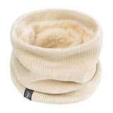 Maxbell Winter Neck Warmer Gaiter Windproof Scarf for Cycling Cold Weather Men Women Beige