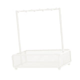 Maxbell Chinese Calligraphy Brush Holder for Study Room Calligraphy Lovers Beginners White