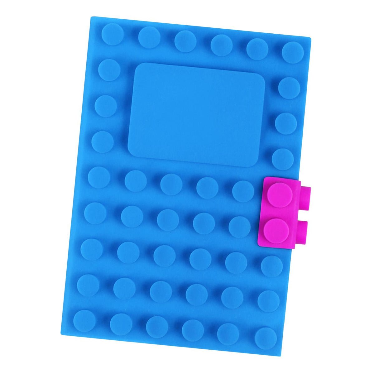 Maxbell A6 Notebook Building Block Design 100 Pages Journal for Daily Records Blue