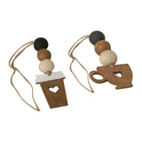 Maxbell 2 Pieces Mini Coffee Cup Dangle Charms Lovely Dangle Pendant Charms for Gift