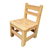 Kids Wooden Chair Comfortable Ladderback for Playroom Activity Kindergarten Sitting height 25cm
