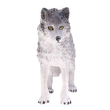 Maxbell Maxbell Lifelike Cute Nature Wild Animal Model Figurine Action Figures Kids Playset Toy Gray Wolf