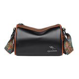 Maxbell Women Crossbody Bag with Zipper Fashion Handbag for Shopping Street Holidays Black