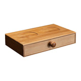 Maxbell Bathroom Countertop Organizer Drawer Bamboo Versatile for Office Dorm Pantry