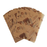 Maxbell 50pcs Waterproof Dry Wax Paper Food Candy Wrapping Tissue Eiffel Tower - Aladdin Shoppers