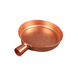 Maxbell Frying Pan Pure Copper Professional Cookware Deep Frying Pan for Rvs Kitchen Diameter 25cm