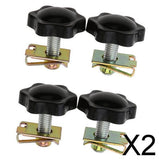 Maxbell 2xBlack Hard Saddlebag Locks Mounting Security Theft Deterrent For Motorcycle