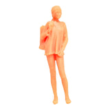 Maxbell 1:64 Model People Figure Scenes Realistic Tiny People for Decoration Diorama Backpacker Girl