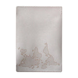 Maxbell Passport Holder Cover Vacation Document Organizer Case Passport Wallet Cover white