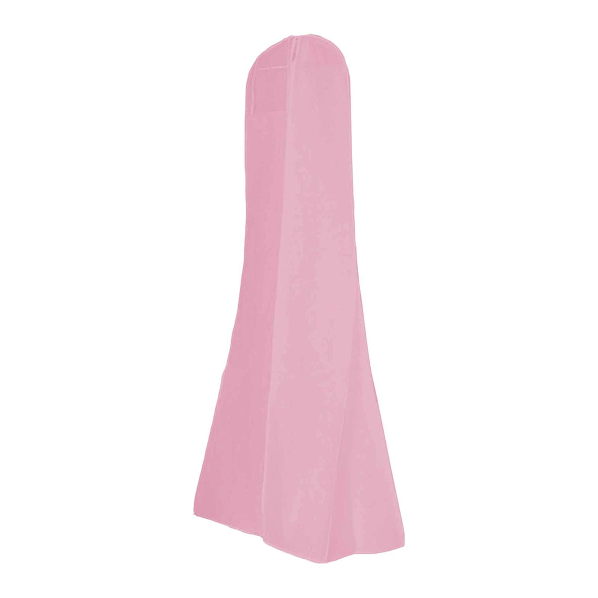 Long Bridal Gown Garment Bag Dustproof Protection Cover Zipper Garment Cover Pink