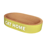 Maxbell Maxbell Cat Scratcher Bed Protection for Couch Carpets Sofas Sleeping Lounge Cat Bed Oval L