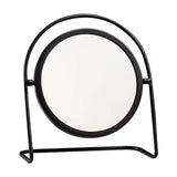 Maxbell Makeup Mirror for Desk Vanity Table Round Mirror for Home Decor Vanity Table Black