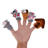 Maxbell Set of 6pcs Finger Puppets - the Country Mouse and the City Mouse