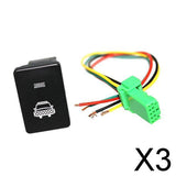 Maxbell 3xPush Switch White LED Headlight Symbol For        2008-up