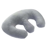 Maxbell Breast Pillow Beauty Salon Breast Support Pillow for Beauty Salon Travel SPA gray