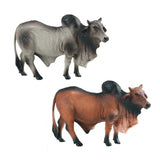 Maxbell 2Pcs Wildlife Animals Figurines for Birthday Gift Cake Topper Party Supplies