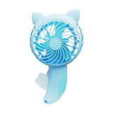 Maxbell Manual Press Fan Cartoon Mini Portable Cooling Fan for Office Camping Travel
