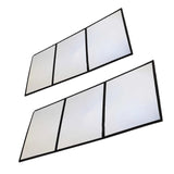 Maxbell 3 Way Magician Mirror Men Women Practice Novelty Unique Shows Tool Toy Props Fold 18cmx24cmx0.9cm