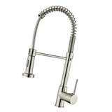 Maxbell Kitchen Sink Faucet Supplies Decor Single Handle for Office Vessel Farmhouse Silver
