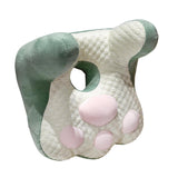 Maxbell Neck Support Pillow for Office Chair Cushion for Lunch Break Travel Airplane Green