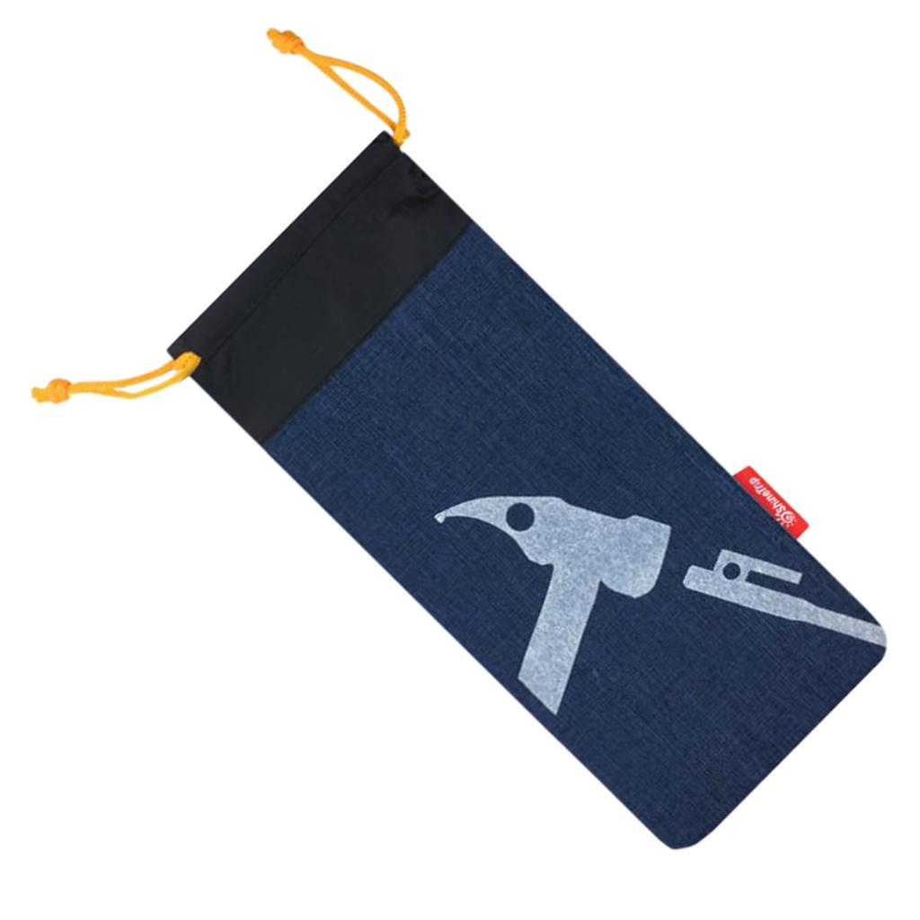 Maxbell Maxbell Camping Tent Pegs Hammer Nails Pouch Storage Bag Stuff Sack Purplish Blue