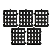 Maxbell 5 Pieces T Shirt Folding Board Clothes Storage for Home Living Room Wardrobe Black