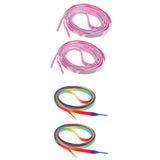 2 Pair Knitted Shoelace for Roller Skates Boots Hockey Skates Camo