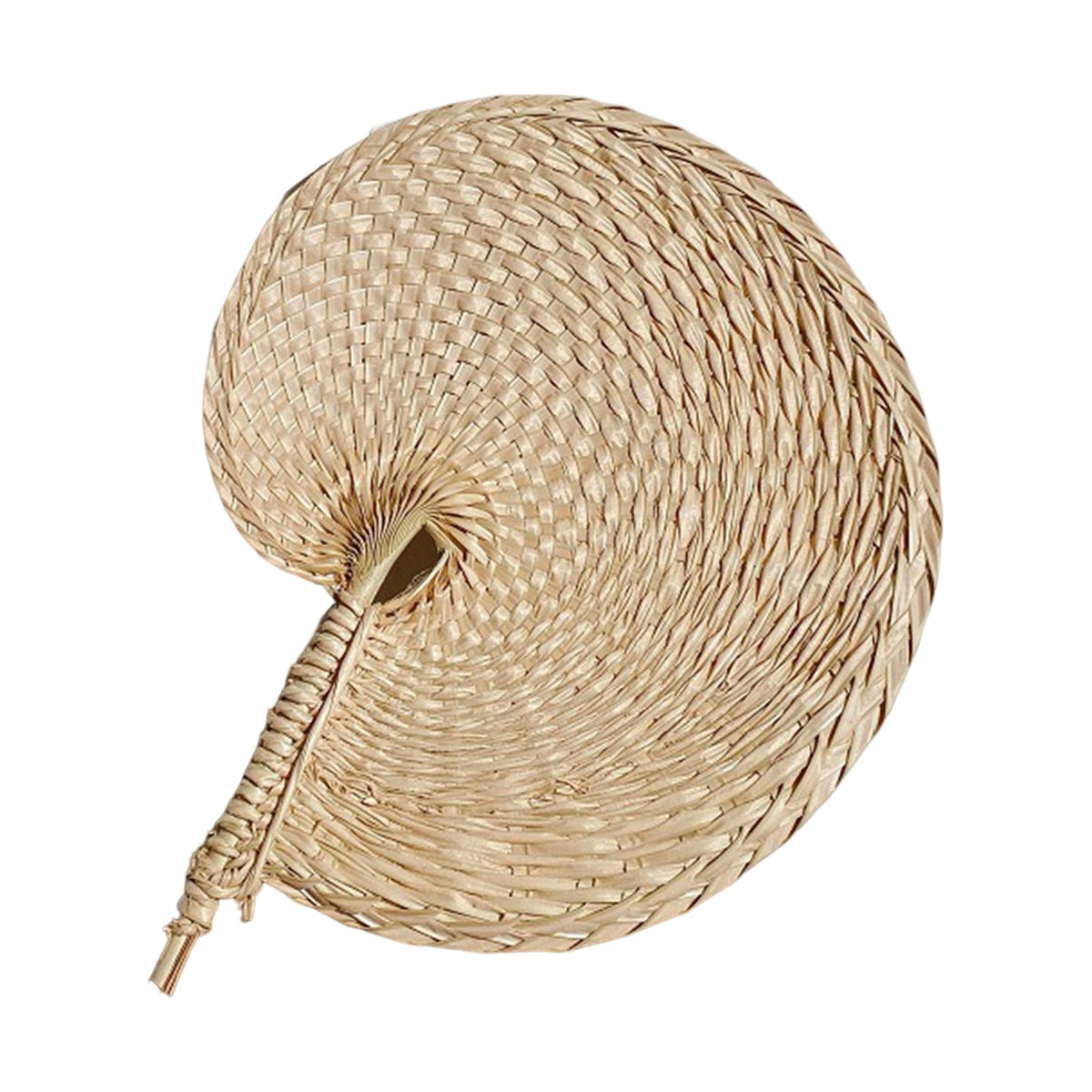 Maxbell Maxbell Handheld Fan Chinese Style Woven Bamboo Fan for Wedding Indoor Outdoor Beach