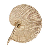 Maxbell Maxbell Handheld Fan Chinese Style Woven Bamboo Fan for Wedding Indoor Outdoor Beach
