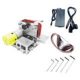 Maxbell Mini Belt Sander Grinding Belt Machine for Power Tool Grinding Edge Grinding