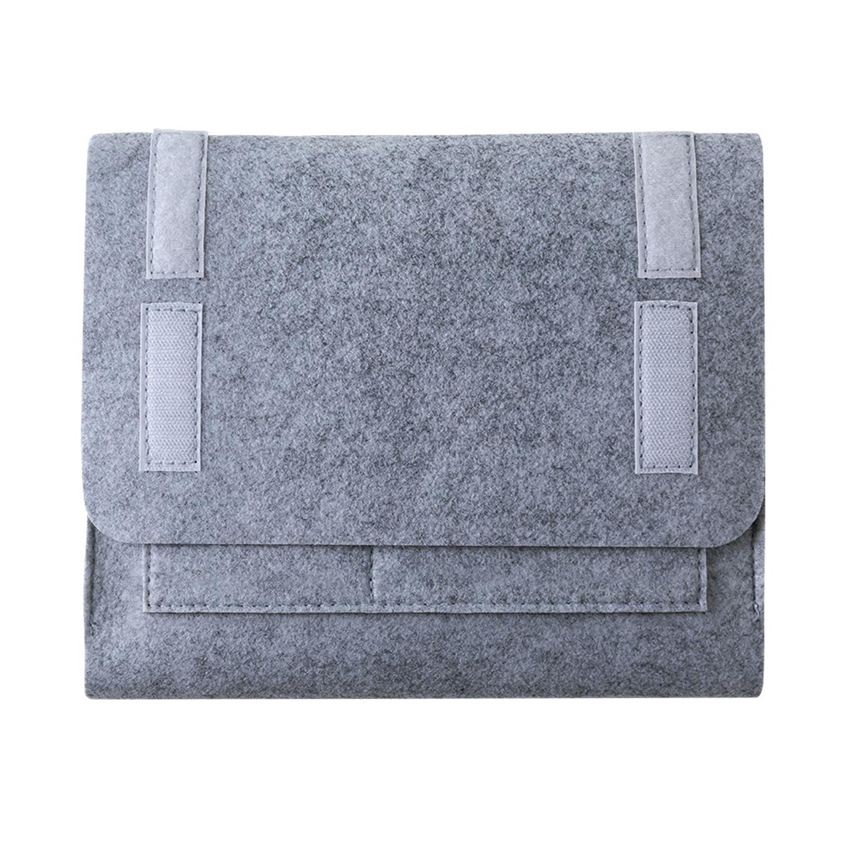 Maxbell Maxbell Felt Bedside Bag Hanging Storage Organizer Felt Hanging Bag for Books Home Gray
