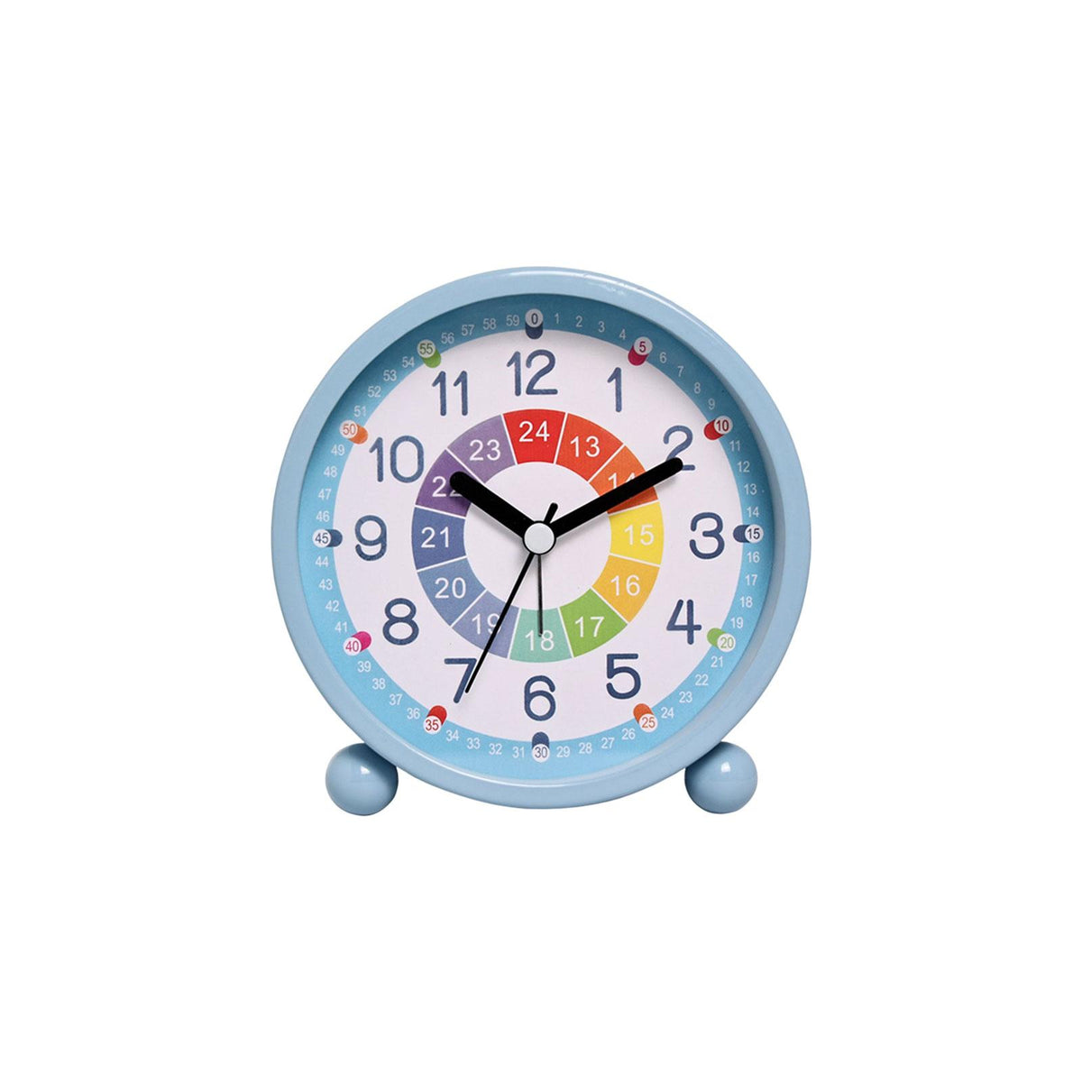 Maxbell Maxbell Table Clock with Night Light Non Ticking Silent for NightStand Study Home Style F