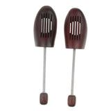 Maxbell 1Pair Practical Wood Shoe Tree Adjustable Spring Shoe Stretcher Unisex Men