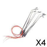 Maxbell 4xModel LED Street Lamp Lights Single Head Train Layout Scenery 1:100 10pcs
