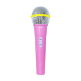 Maxbell Kids Microphone Toy Costume Prop Fake Microphone for Home Halloween Carnival Pink