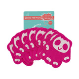 Maxbell 8Pcs Dog Paw Protector Pads Dog Feet Stickers with Strong Traction Anti Slip Pink L