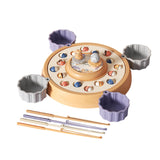 Maxbell Rotating Fishing Game Multicolor Board Game for Birthday Gift for Pre School orange
