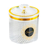 Maxbell Food Storage Container Nuts Canister for Serving Tea Cookies Pasta sugar label clear