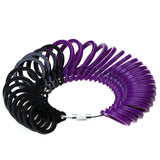 Maxbell Ring Gauge Mandrel Sizer Stick US UK Size + Finger Gauge Jewelry Sizing Tool Set