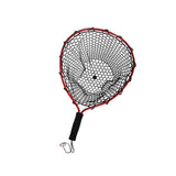 Maxbell Fly Fishing Net Lightweight Hand Fish Landing Net for Boating Outdoor Stream Red