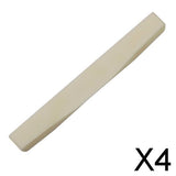 Maxbell 4xCattle Bone Bridge Saddle for Acoustic Guitar 75mm