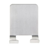 Maxbell Maxbell Stainless Steel Razor Holder Rack Adhesive Shaver Double Hook Hanger Stand