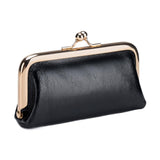 Maxbell Small Organizer Multipurpose Female Wallet Portable PU Fashion Storage Pouch Black